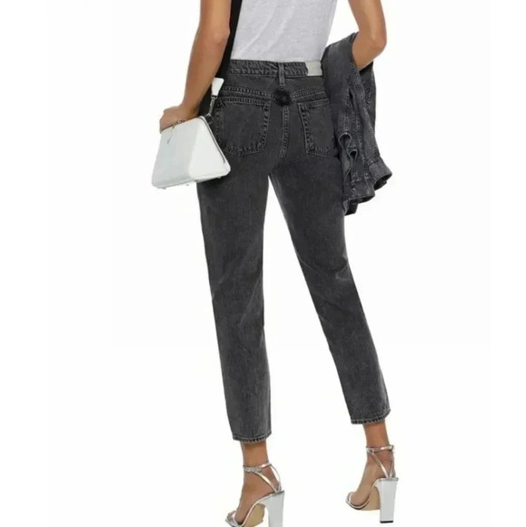 IRO Lep Patchwork Distressed Mid-Rise Slim-Leg Jeans - Picture 8 of 10